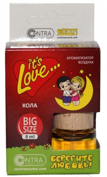 Ароматизатор подвесной бочонок  Contra LOVE IS Кола 120_