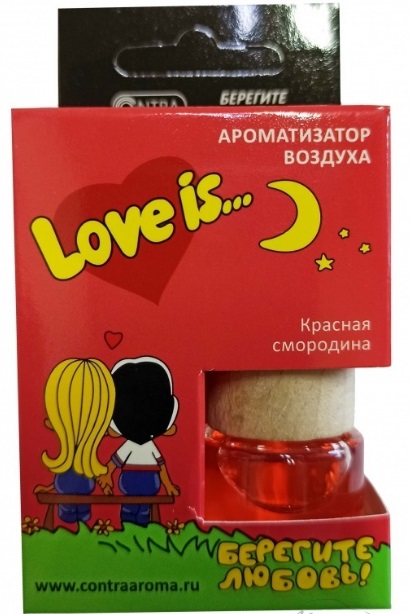 Ароматизатор подвесной бочонок  Contra LOVE IS Красная смородина 120_