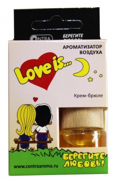 Ароматизатор подвесной бочонок  Contra LOVE IS Крем брюле 120_