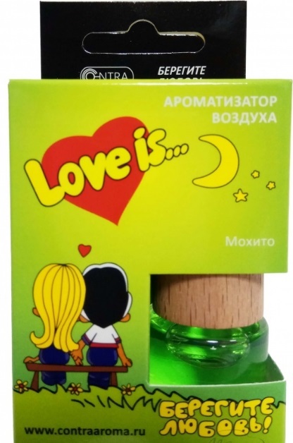 Ароматизатор подвесной бочонок  Contra LOVE IS Мохито 120_