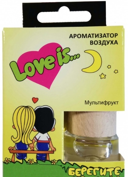 Ароматизатор подвесной бочонок  Contra LOVE IS Мультифрукт 120_