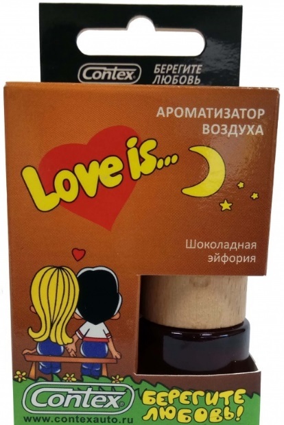 Ароматизатор подвесной бочонок  Contra LOVE IS Шоколадная эйфория 120_